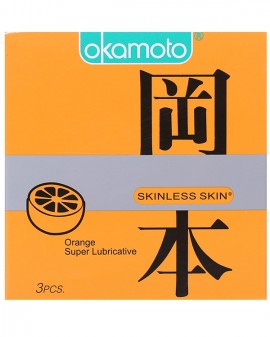 Bao cao su Okamoto Skinless Skin hương cam 53mm