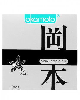 Bao cao su Okamoto Skinless Skin hương vani 53mm